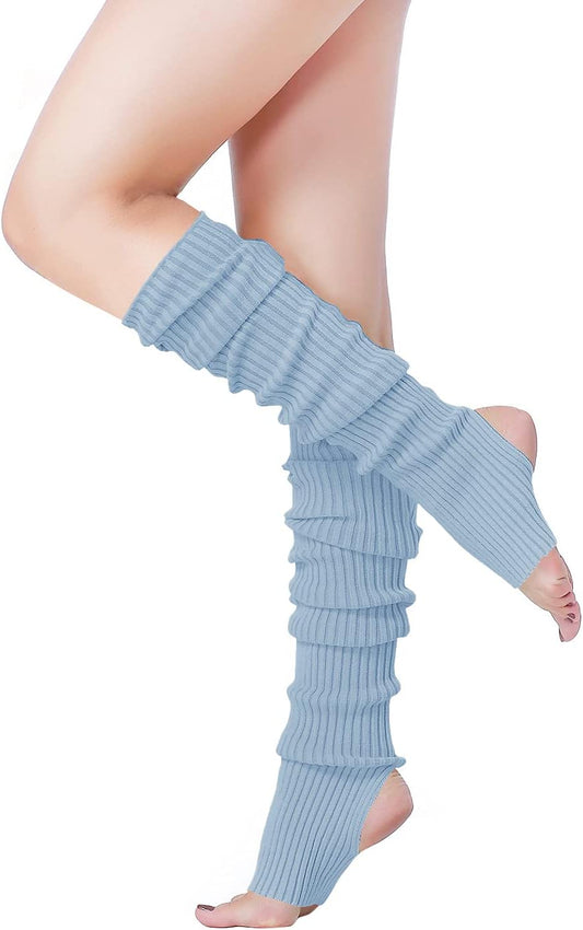 Women’S Neon Knit Leg Warmer for 80S Party Dance Sports Yoga
