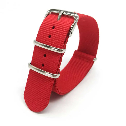 Sport Nylon Watch Band for Women&Men Watch Strap 18Mm 20Mm 22Mm Army Sport Strap Fabric Nylon Watchband Buckle Belt