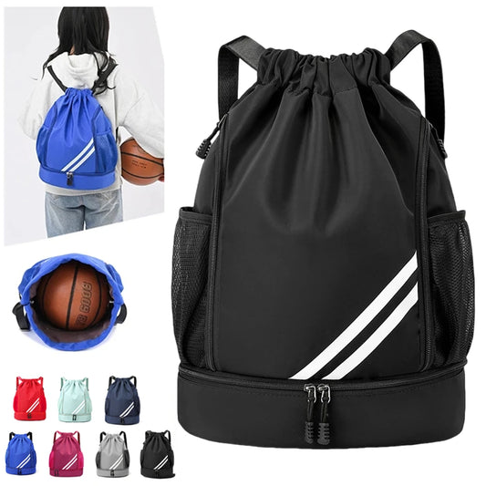 Sport Basketball Backpack Travel Outdoor Waterproof Swimming Fitness Travel Sports Bag Basketball Pouch Hiking Climbing Backpack