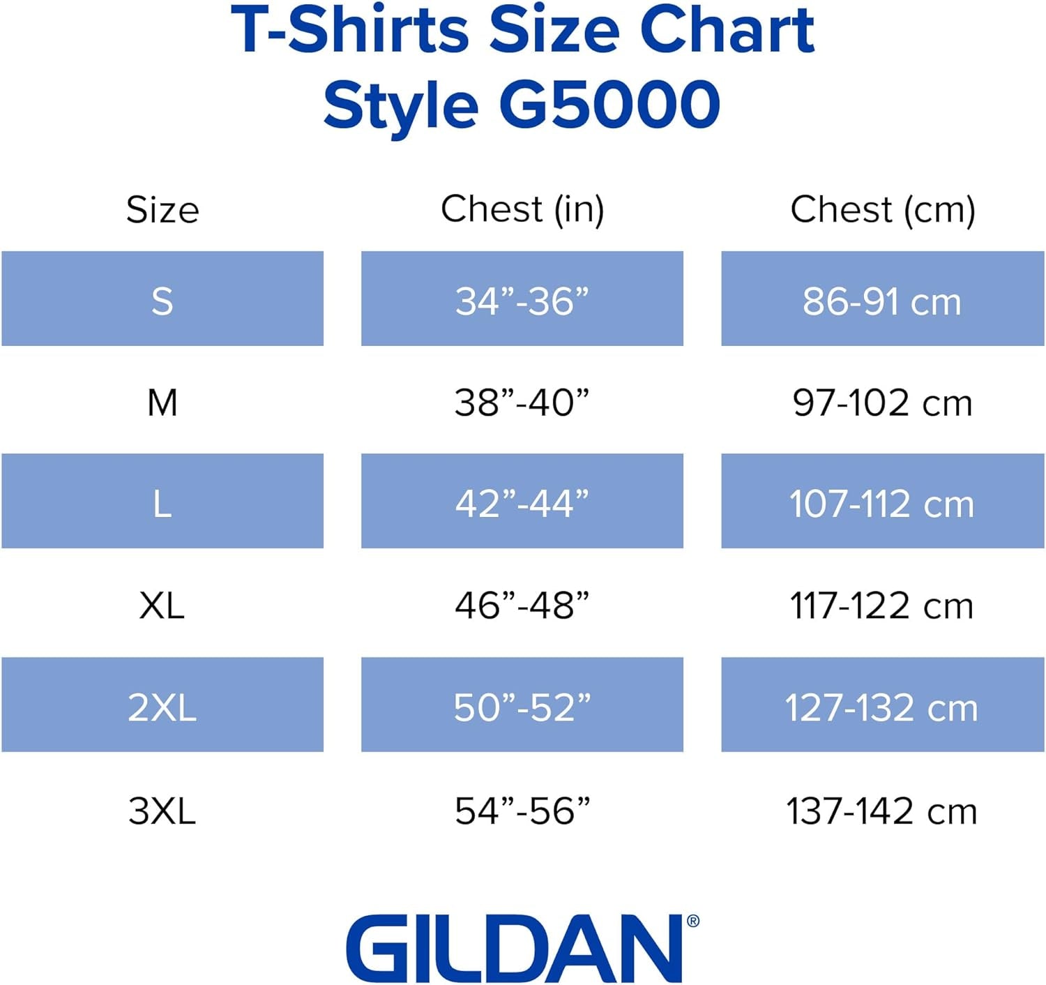 Adult Heavy Cotton T-Shirt, Style G5000